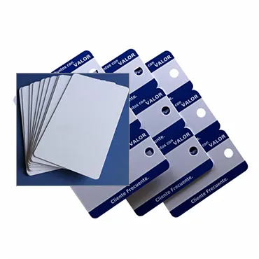 The Range of Thickness in Blank Plastic Cards by Plastic Card ID