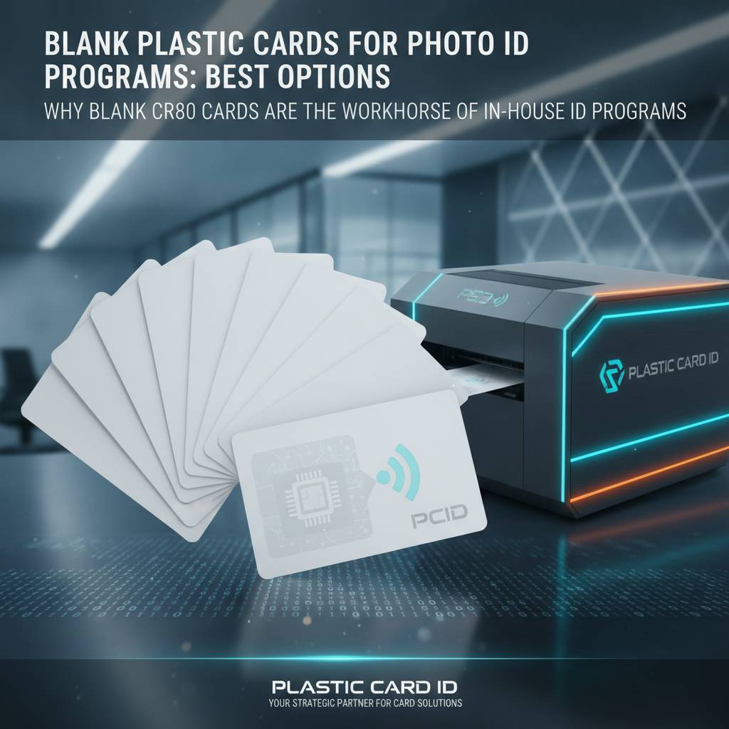 Why Blank CR80 Cards Are the Workhorse of In-House ID Programs