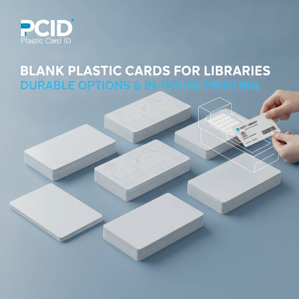 Why Libraries Choose Blank Plastic Cards Over Pre-Printed Alternatives